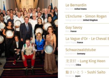 라 리스트, 세계 1000대 레스토랑 발표…한국식당 36곳