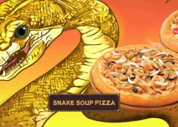 피자헛 뱀고기 피자 나왔다