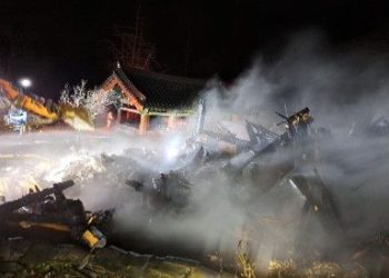 자승 스님, 사찰 화재 현장서 사망