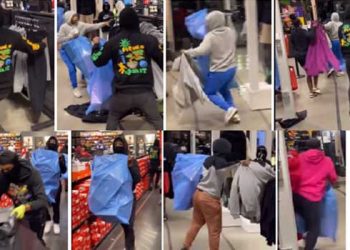 고개드는 떼강도들…10대 17명 나이키 매장 습격, 쇼핑하듯 싹쓸이(영상)