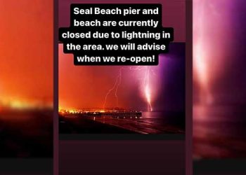 OC 실비치, 해변-피어 주말까지 전면 폐쇄