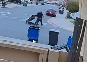 [충격영상] LA 히스패닉 남성, 손자 유모차 끌던 아시안 할아버지 ‘묻지마 폭행’