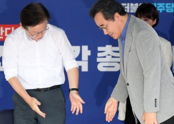 사퇴요구에 이재명 전전긍긍..신당론 이낙연 설득카드 없어