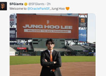 “바람의 손자를 만나다”…이정후 환영에 진심