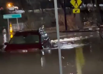 뉴욕, 코네티컷 등 북동부 폭우…70만가구 정전, 항공편 수백편 결항(영상)