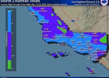 LA 최대 4인치 많은 비…캘리포니아 전역 천둥번개 동반