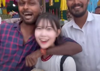 인도서 한국 여성 성추행범 체포…성추행 장면 생중계