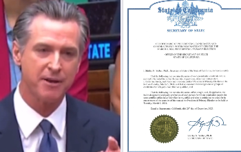 캘리포니아, 트럼프 대선후보 자격 인증 … ‘후보자격 논란’에도 투표용지에 트럼프 이름 포함