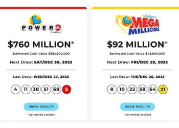 파워볼-메가밀리언 잭팟 상금 치솟아…연말 로또 열풍