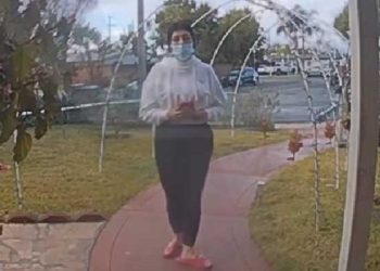 OC 빈집털이범, ‘복면 쓴 여성’…얼굴, 차량 공개