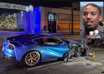 마이클 조던 페라리, 기아 니로와 충돌사고 영상공개(영상)