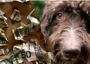 반려견이 4천 달러 현금 꿀꺽 … 배설물서 회수