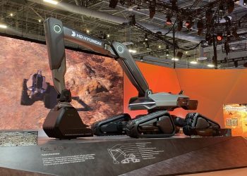 운전석 없는 굴삭기,미래 건설[CES 2024]