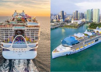 ‘타이태닉 5배’ 세계 최대 크루즈, 마이애미 출항