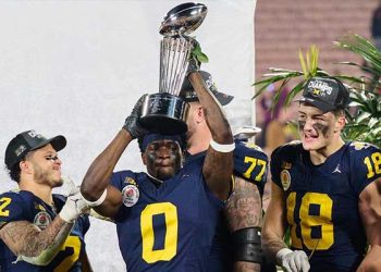 미시건대 로즈보울 우승.. 대학풋볼 챔피언십 진출