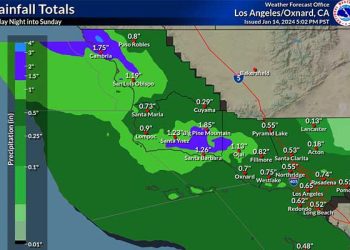 남가주 이번 주말 내내 많은 비…22일까지 비