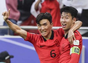 자책골 주고받은 한국, 요르단과 2-2 무승부…조 2위