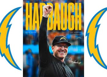 미시건 대학 우승 이끈 짐 하버 감독 LA 차저스 새 감독