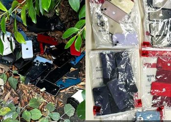 신년 카운트다운서 훔친 아이폰 40대 프리웨이 갓길 버려