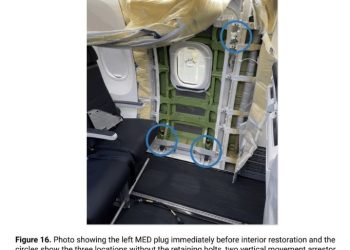 ‘황당한 보잉’  사고 항공기 조립하며 볼트 빠뜨려