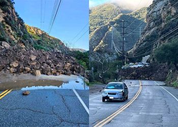 말리부 캐년 산사태, 통행 전면차단..재개통 시기 불투명