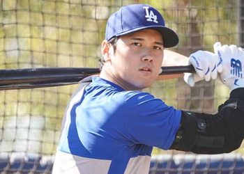 ‘괴력의 사나이’ 오타니, 프리베팅서 홈런 10방