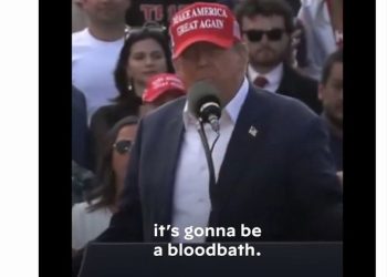 트럼프, 피바다 발언 진화 사력…바이든, 집중포화(영상)