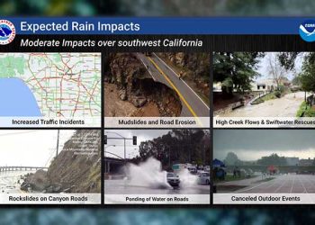 남가주 전역 이번 주말 봄비 …큰 비 예상, 피해 우려