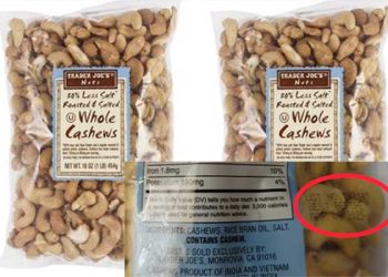 트레이더 조 ‘캐슈넛’ 먹지 마세요…전량 리콜