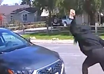 벽돌로 승용차 유리창 박살 내고 다닌 LA 여성