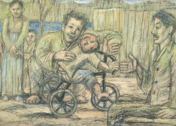 슬픈 이중섭…’시인 구상의 가족’ 70년 만에 경매