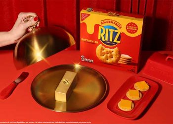 리츠크래커 10만달러 순금 경품 이벤트 화제