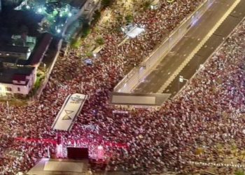 “네타냐후 물러나라” 이스라엘 대규모 반정부 시위…경찰∙시위대 난투극(영상)