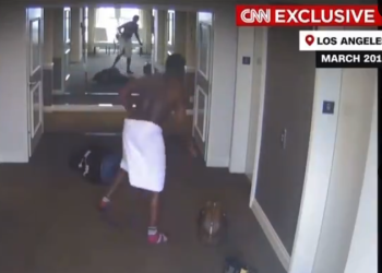 힙합거물,  LA호텔서 여친 폭행 영상 공개 ‘파장’..CNN폭로(영상)