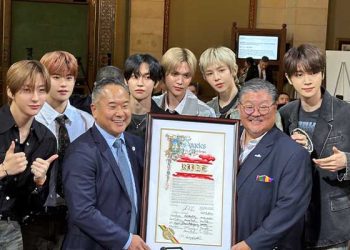 K 그룹 ‘라이즈’, 오늘 다저스서 시구