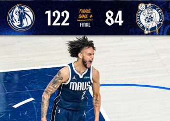 NBA 댈러스, 보스턴 꺾고 챔프전 첫 승…1승 3패