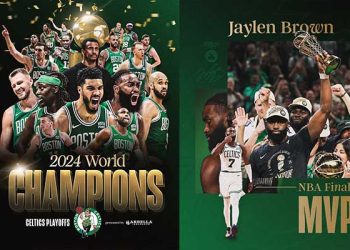 보스턴, 16년 만에 NBA 우승…MVP는 브라운