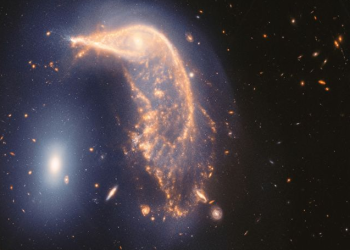 웹 우주망원경, 2개 은하계 합쳐지는 모습 촬영