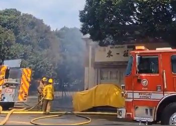 ‘폐업 4년’ 버려진 동일장 식당 건물서 화재 …. 한인타운 8가