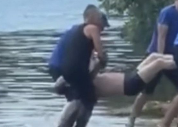 러 방문, 김일성군사대 총장 수영하다 익사