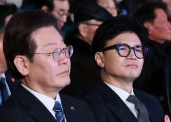 차기 대선주자 이재명 22%, 한동훈 19%…오차범위 접전