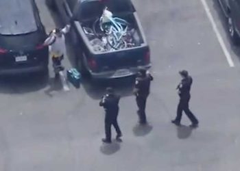 산타모니카 경찰, 드론으로 차량절도범 체포 성공