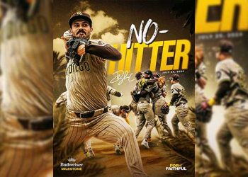 김하성, 만루서 싹쓸이 2루타 폭발…선발 시즈 노히트노런