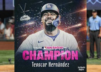 에르난데스, MLB 올스타 홈런 더비 우승…다저스 선수 최초