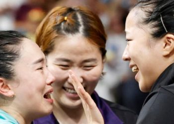 탁구 신유빈·전지희·이은혜, 독일 꺾고 단체전 銅…16년만 메달