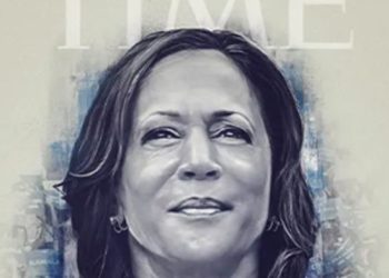 타임, 해리스 커버 기사 보도 … 폭스 “정치인 숭배냐?”