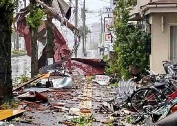 ‘경험한 적 없는’ 초강력 태풍 ‘산산’ 일본 강타