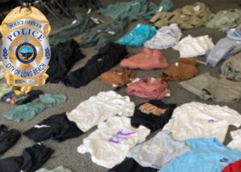 의류업소 11개 턴 연쇄절도 남녀커플 잡혀 …수만달러 의류 쌓여있어