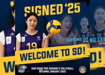 프로배구 샌디에고, 세터 이다영 영입 공식 발표