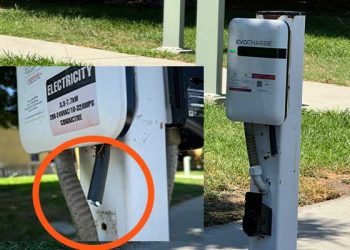 LA 전기차 충전소 마다 케이블 잘려 나가 ‘먹통’